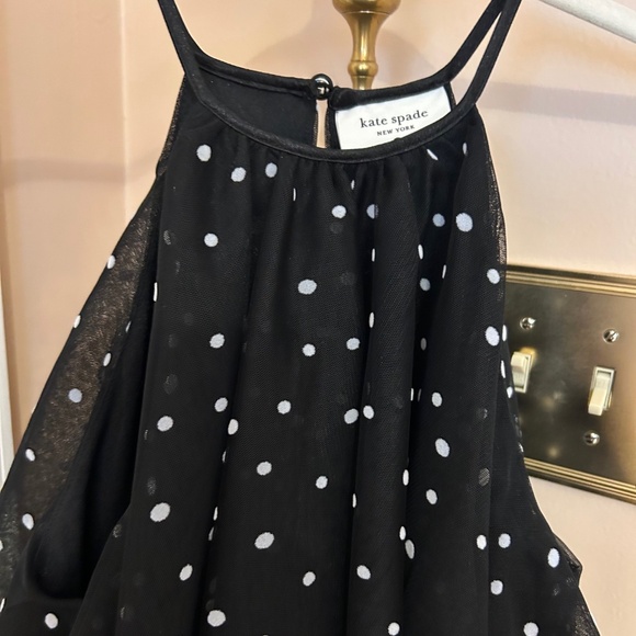 NWT Kate Spade New York for Target Women's Mini Polka Dot Tiered Mini Dress - Picture 5 of 11